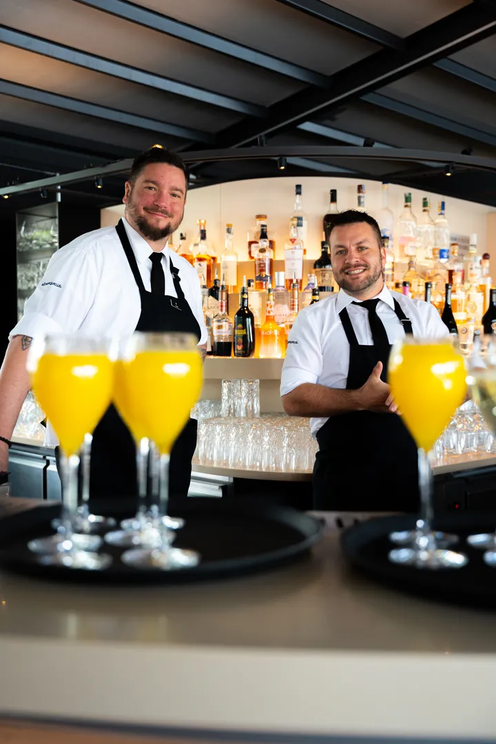 Upper deck bar